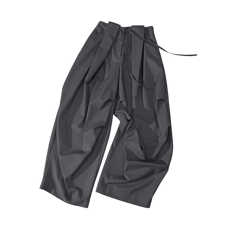 Women's High Waist Palazzo Pants - Wide Leg Elegant Balloon Pants