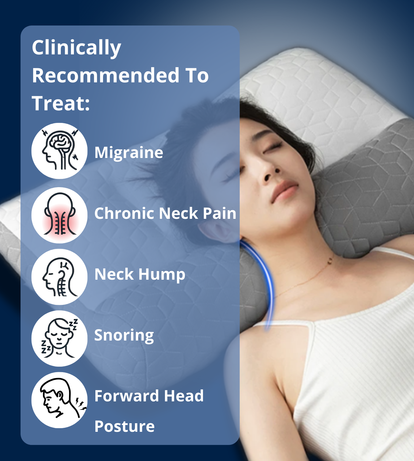 Orthopedic Snore Stopper Pillow
