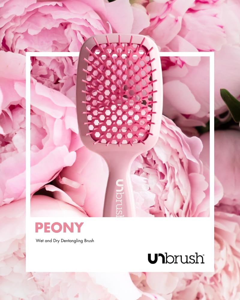 Empiriya™ - Wet & Dry Vented Detangling Hair Brush, Cherry Blossom