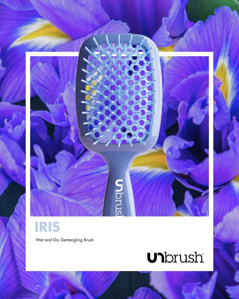 Empiriya™ - Wet & Dry Vented Detangling Hair Brush, Cherry Blossom