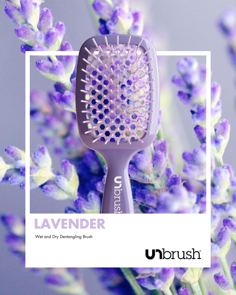 Empiriya™ - Wet & Dry Vented Detangling Hair Brush, Cherry Blossom