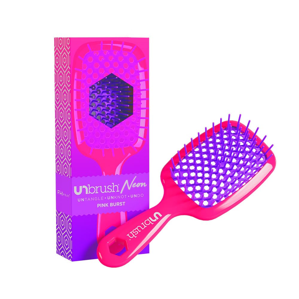Empiriya™ - Wet & Dry Vented Detangling Hair Brush, Cherry Blossom