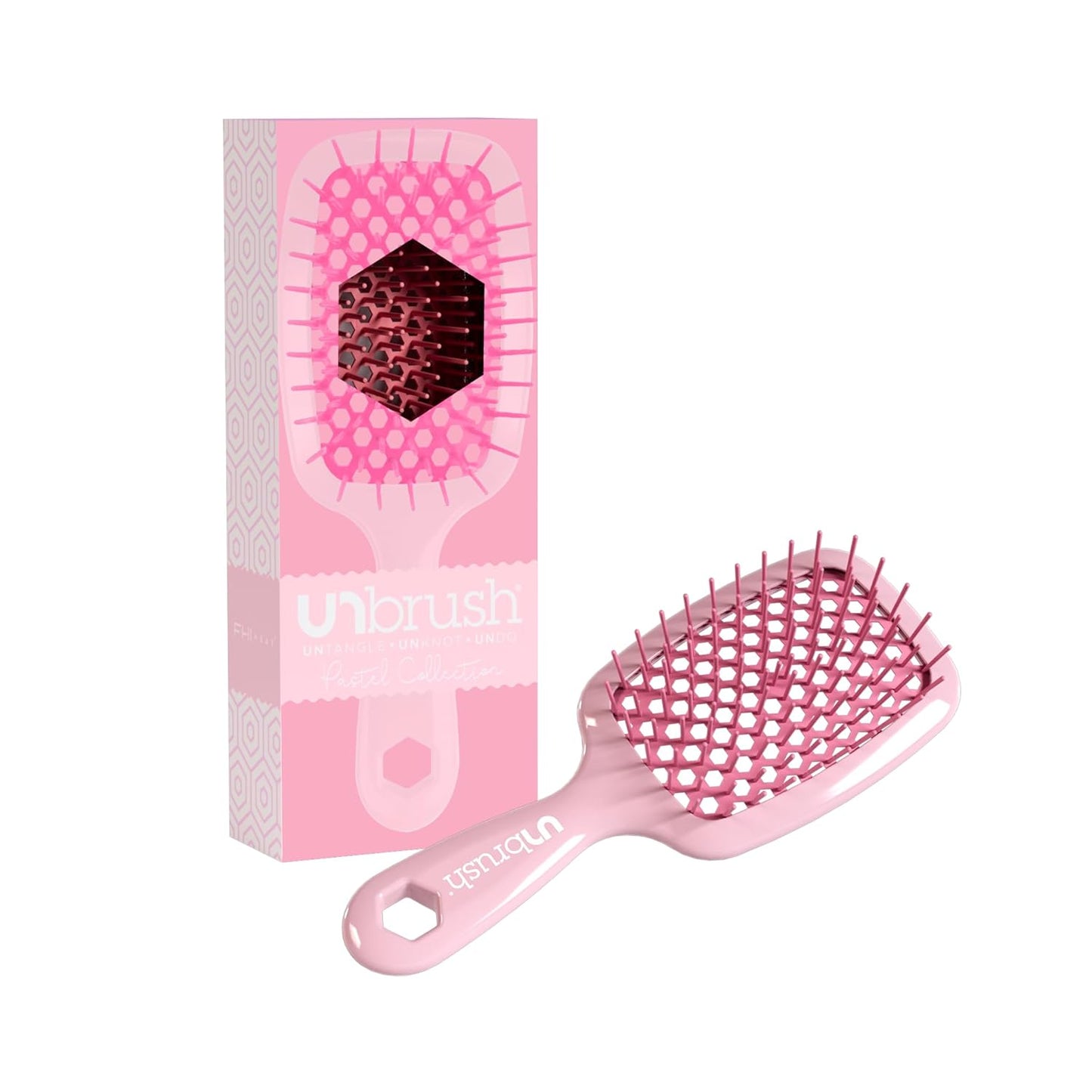 Empiriya™ - Wet & Dry Vented Detangling Hair Brush, Cherry Blossom