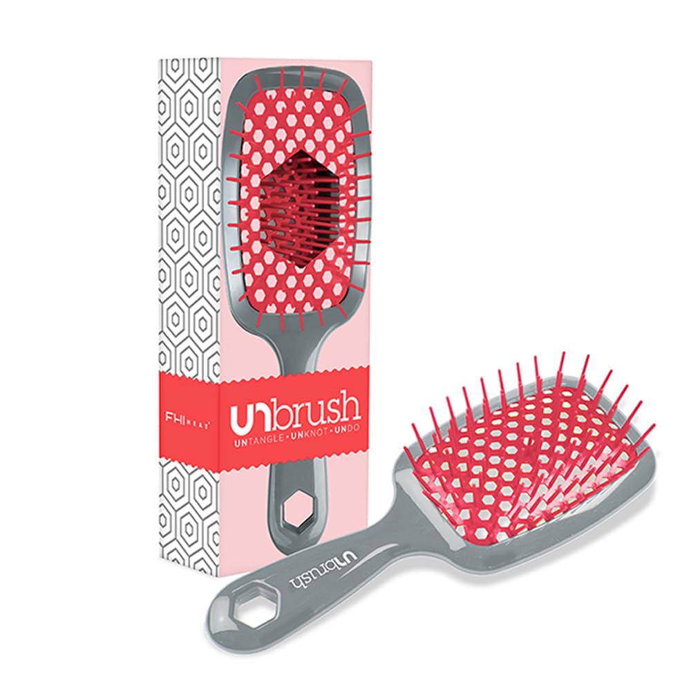 Empiriya™ - Wet & Dry Vented Detangling Hair Brush, Cherry Blossom