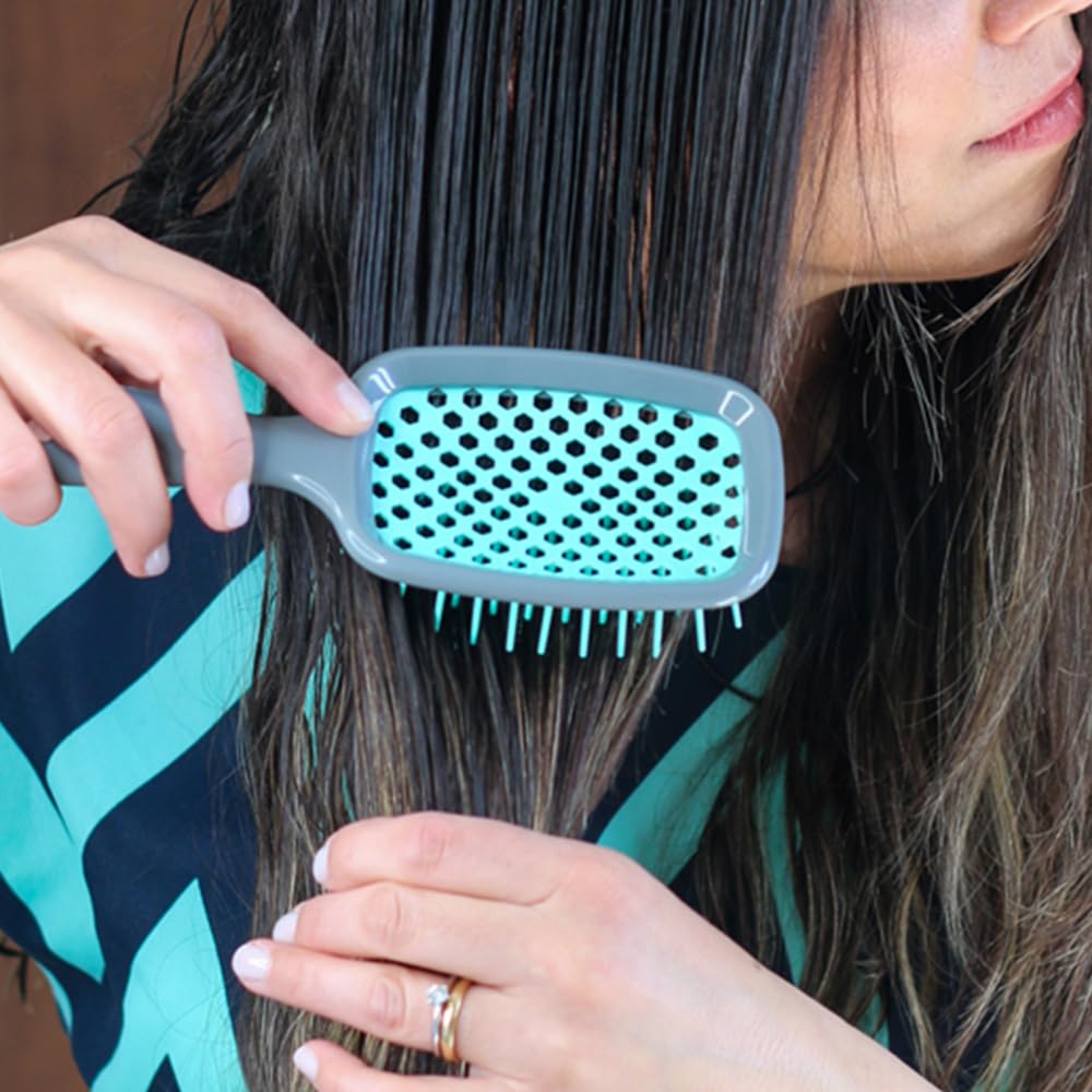 Empiriya™ - Wet & Dry Vented Detangling Hair Brush, Cherry Blossom