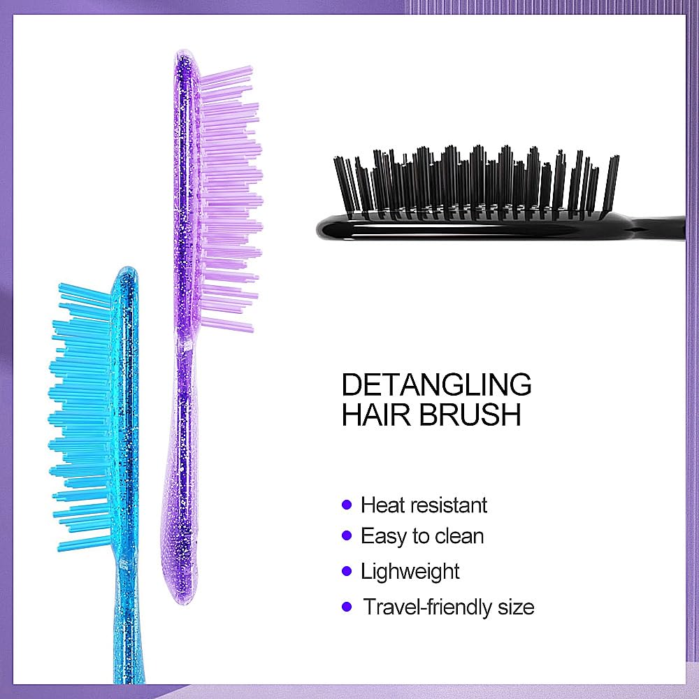 Empiriya™ - Wet & Dry Vented Detangling Hair Brush, Cherry Blossom