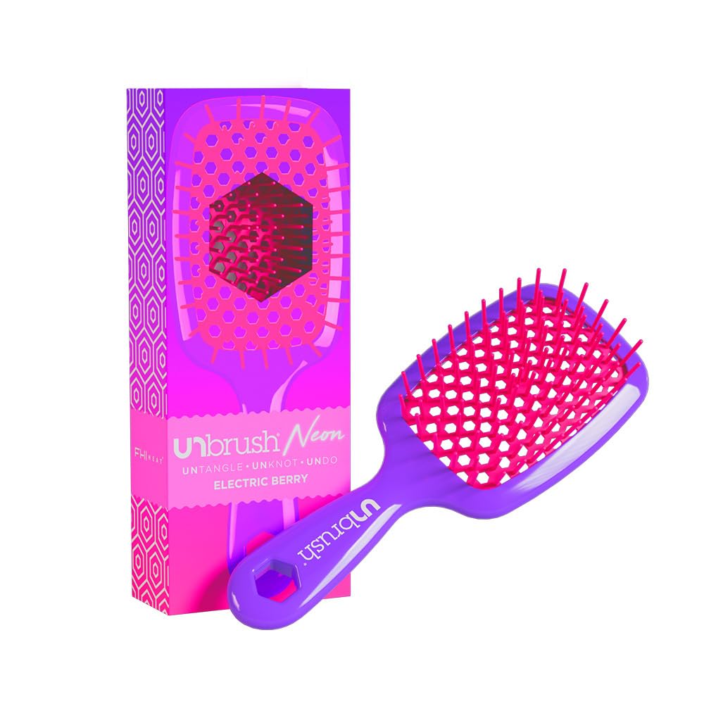 Empiriya™ - Wet & Dry Vented Detangling Hair Brush, Cherry Blossom