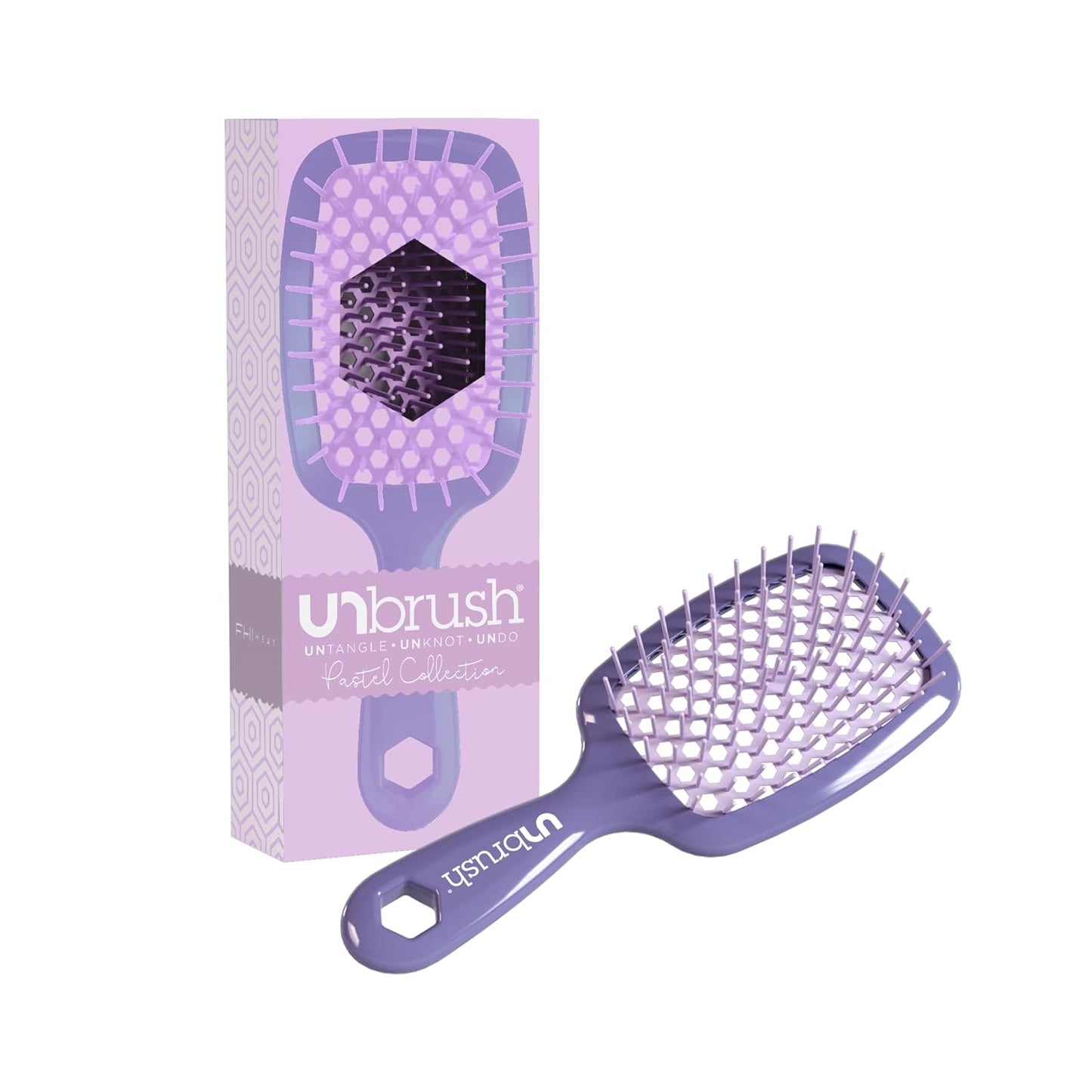 Empiriya™ - Wet & Dry Vented Detangling Hair Brush, Cherry Blossom