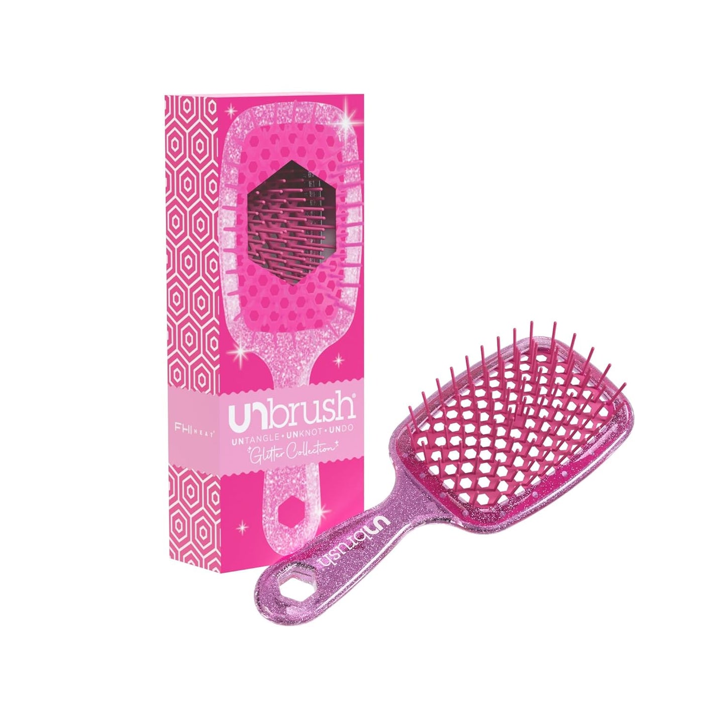 Empiriya™ - Wet & Dry Vented Detangling Hair Brush, Cherry Blossom