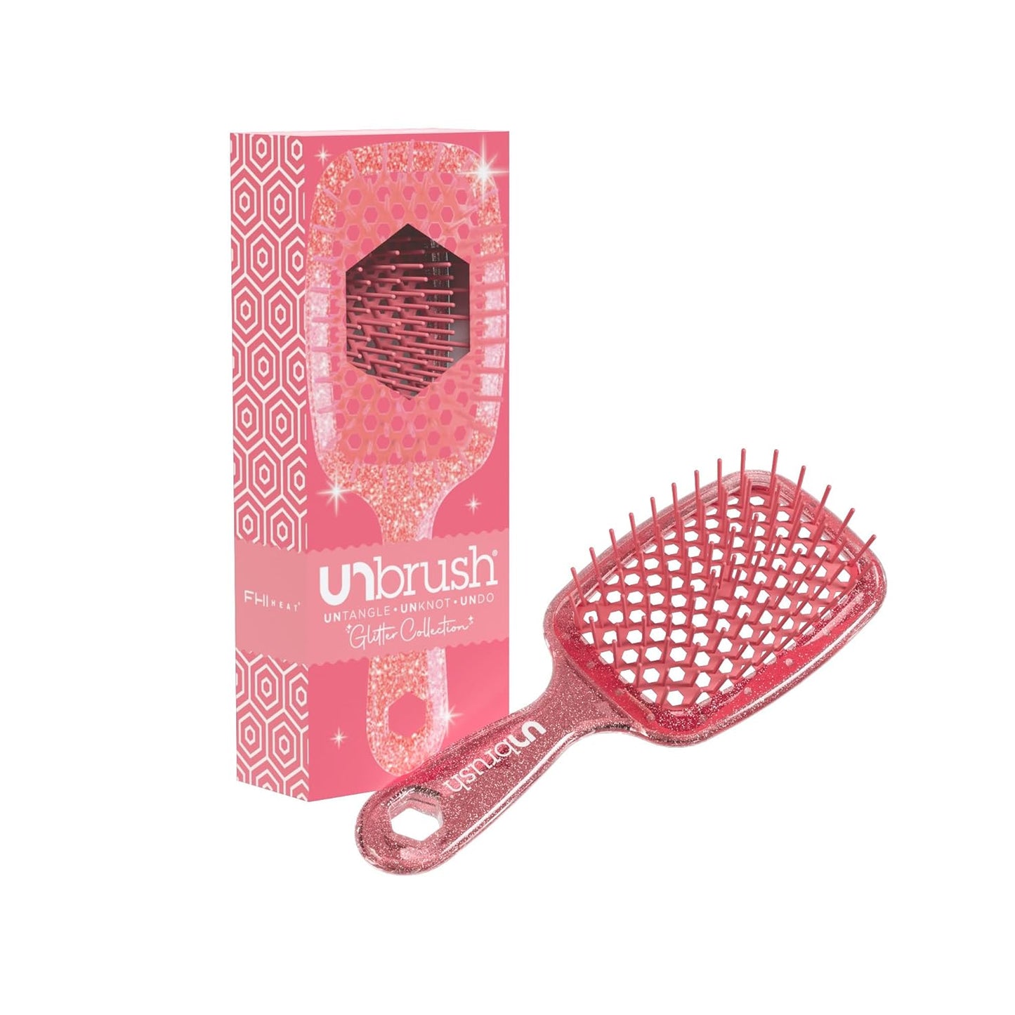 Empiriya™ - Wet & Dry Vented Detangling Hair Brush, Cherry Blossom