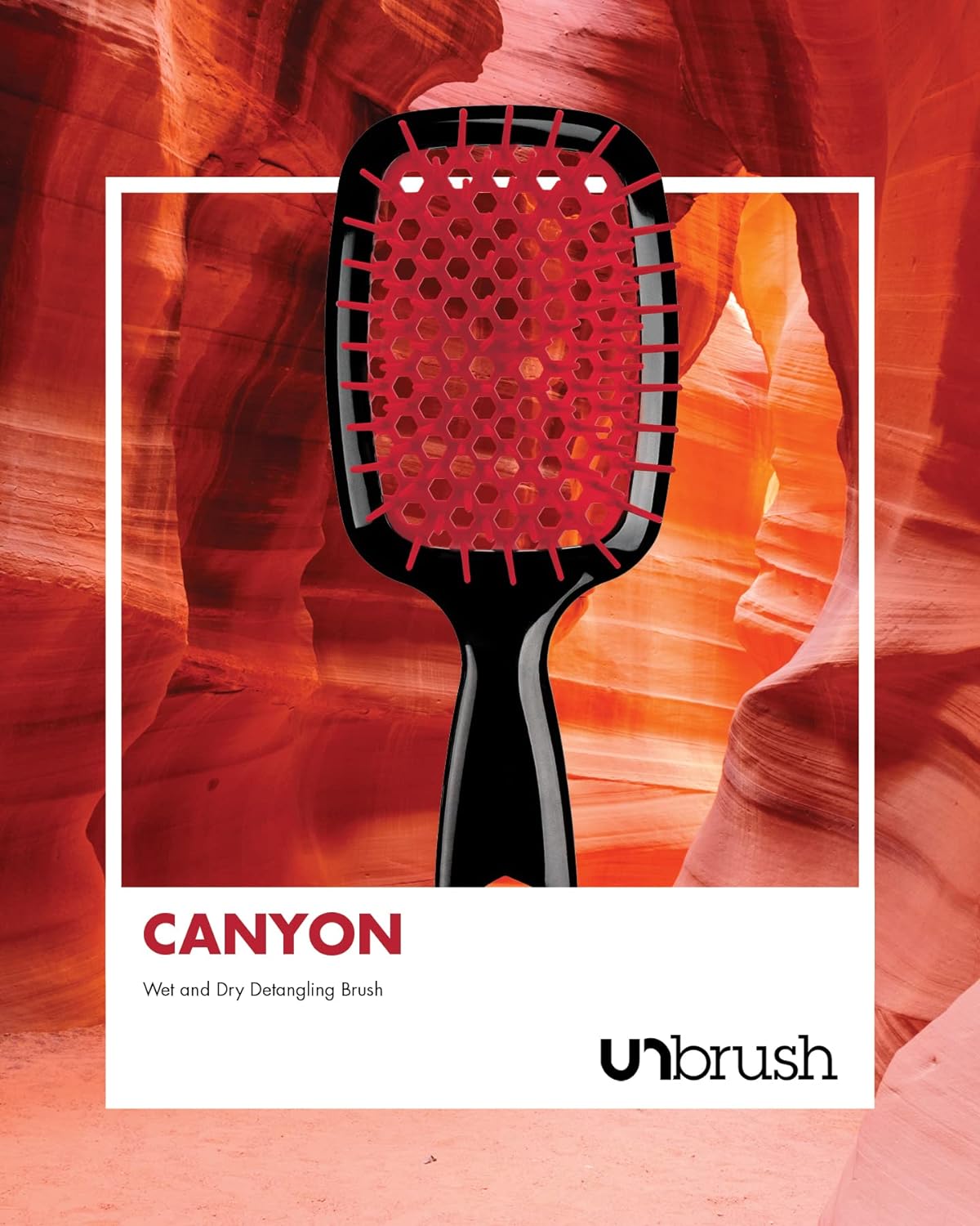 Empiriya™ - Wet & Dry Vented Detangling Hair Brush, Cherry Blossom
