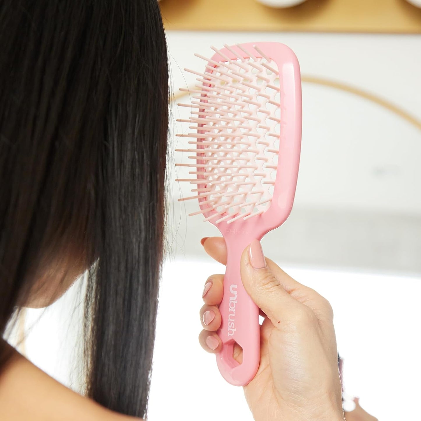 Empiriya™ - Wet & Dry Vented Detangling Hair Brush, Cherry Blossom