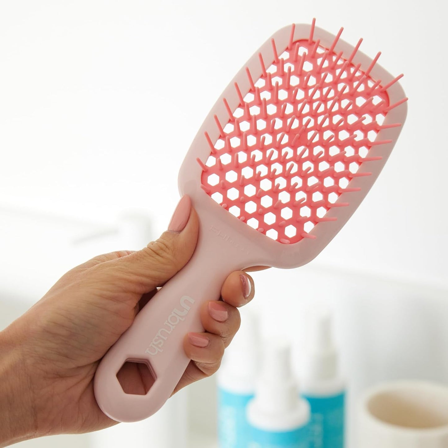 Empiriya™ - Wet & Dry Vented Detangling Hair Brush, Cherry Blossom