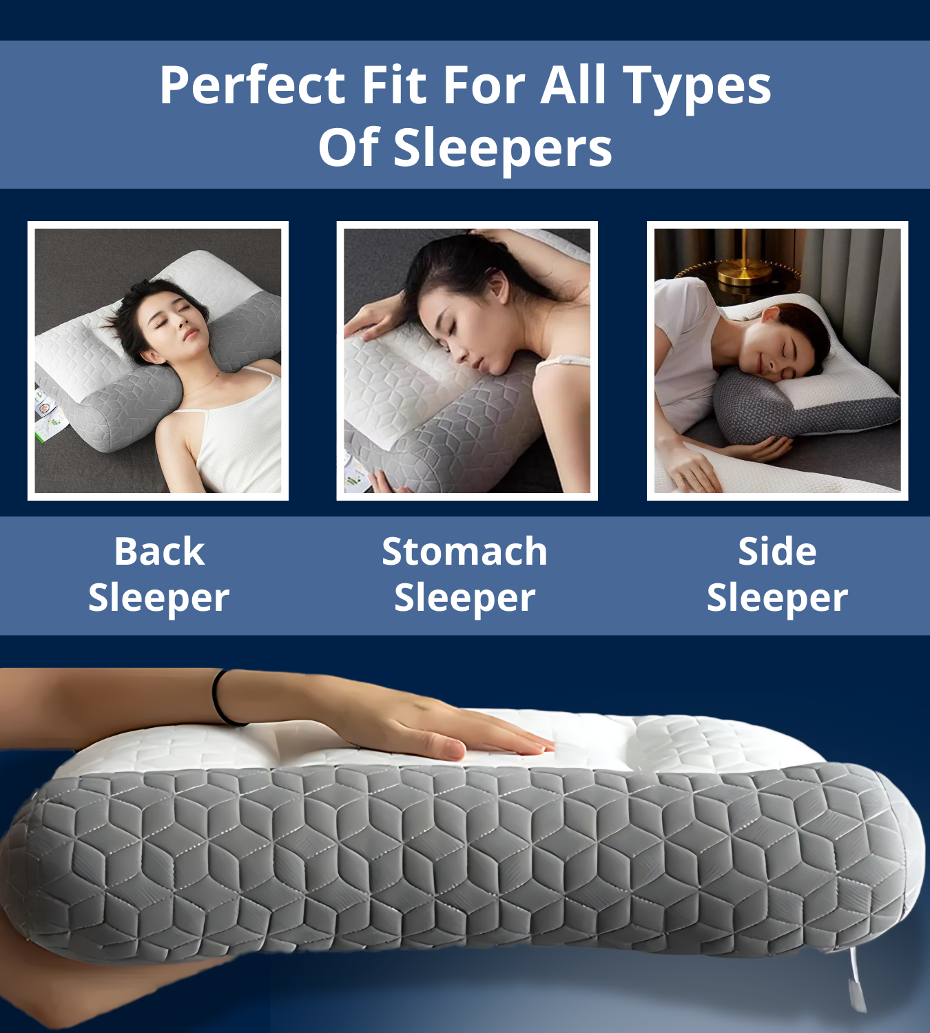 Orthopedic Snore Stopper Pillow