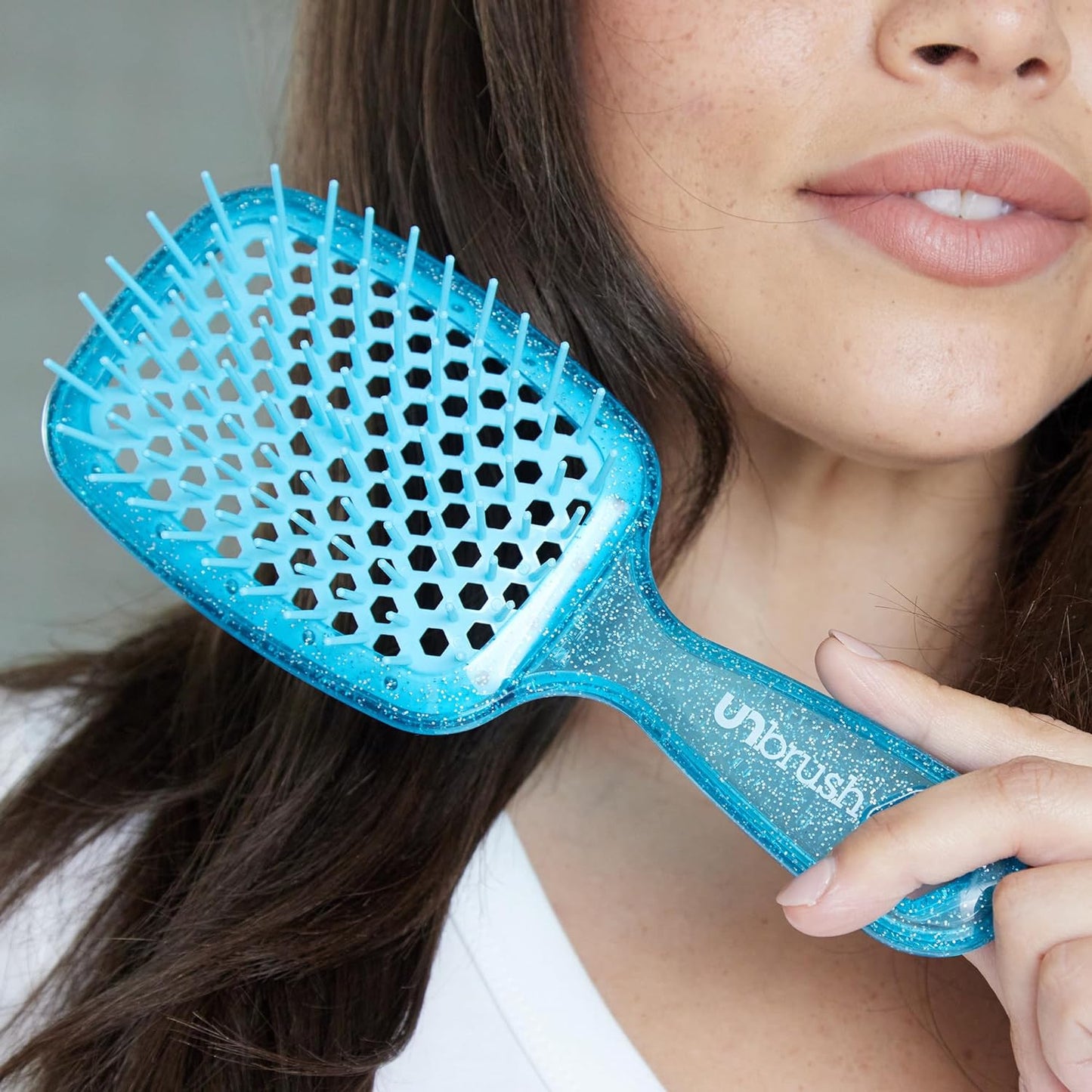 Empiriya™ - Wet & Dry Vented Detangling Hair Brush, Cherry Blossom