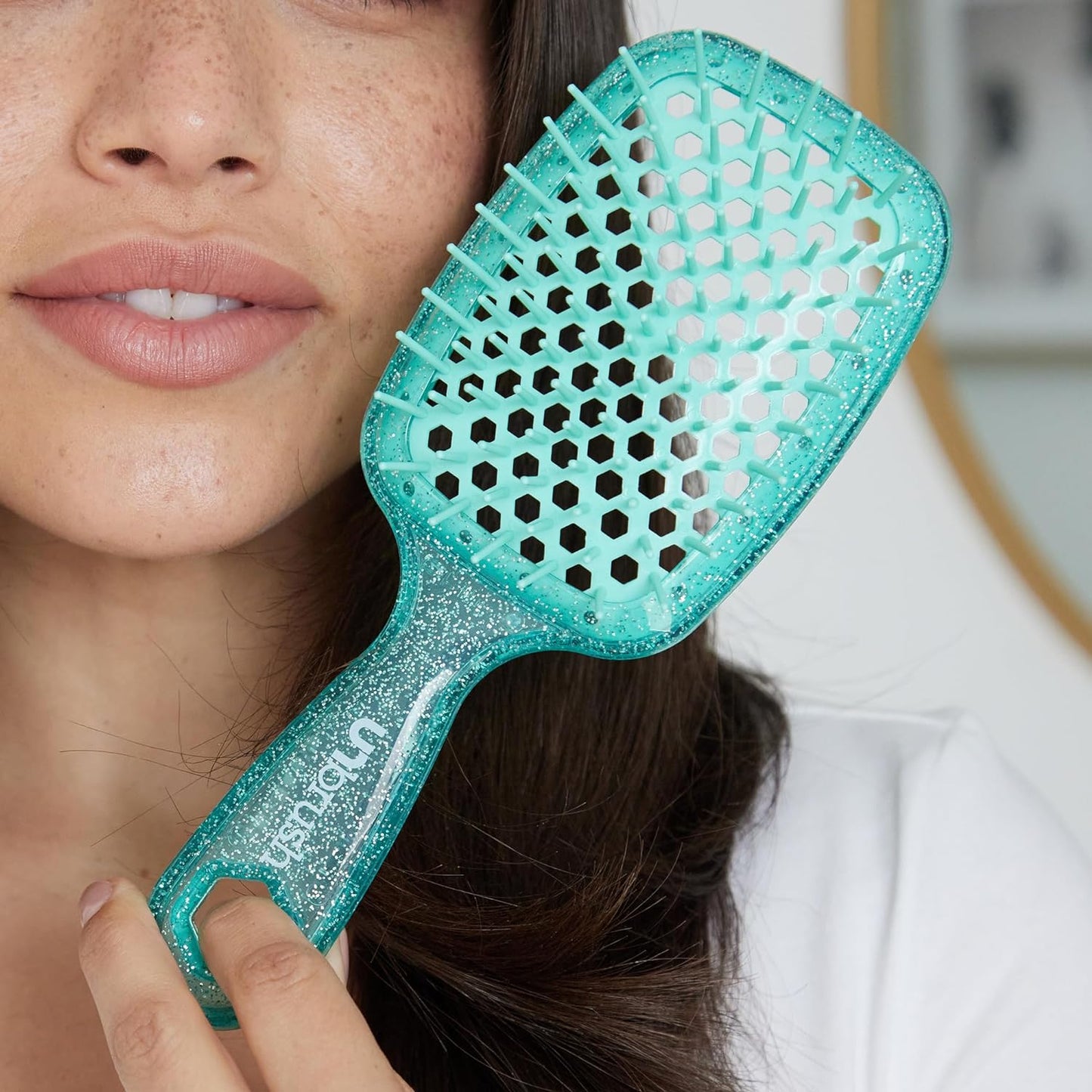 Empiriya™ - Wet & Dry Vented Detangling Hair Brush, Cherry Blossom