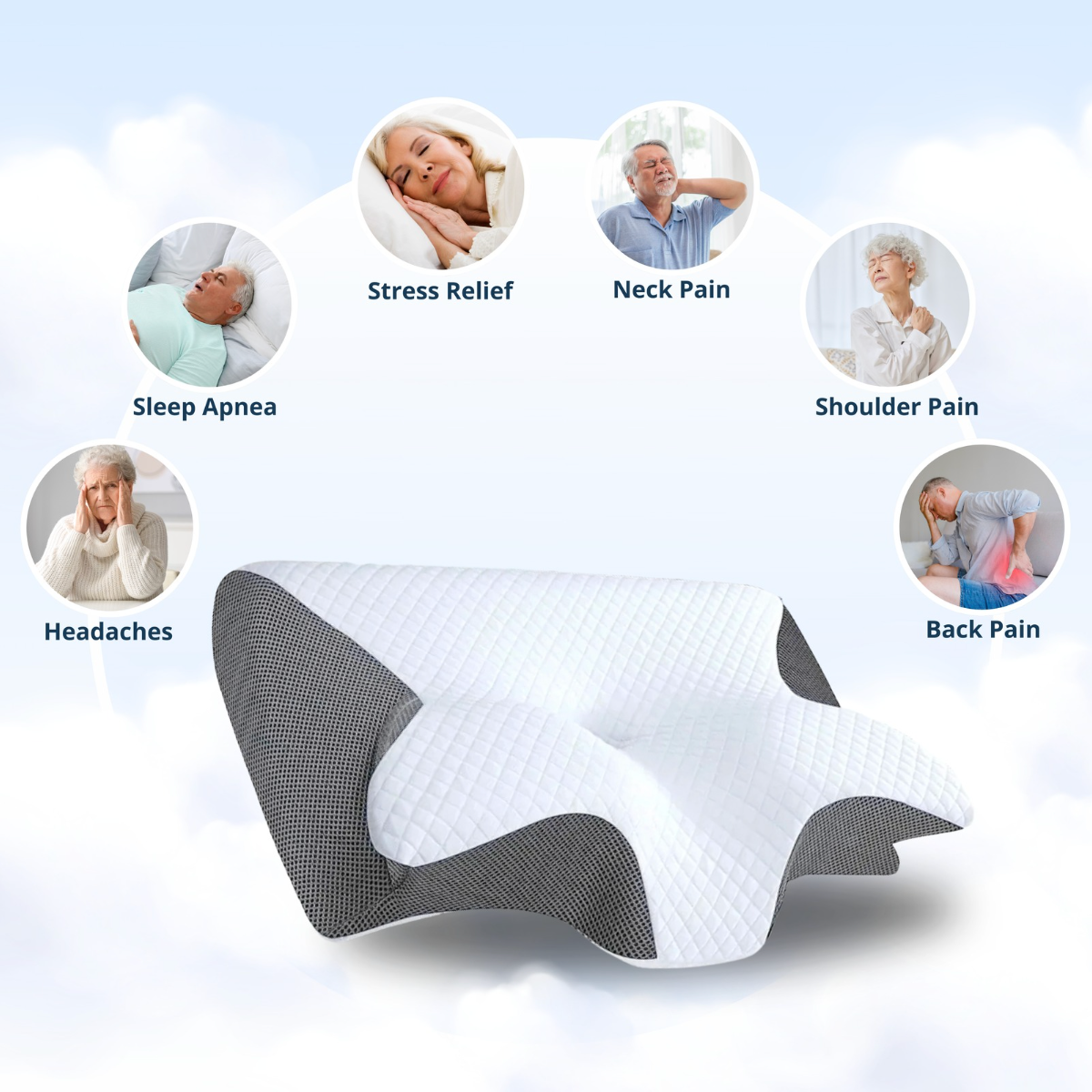EMPIIRYA - PREMIUM SNORE STOPPER PILLOW