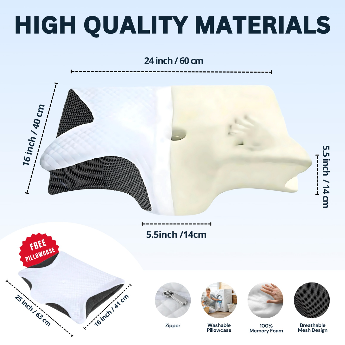 EMPIIRYA - PREMIUM SNORE STOPPER PILLOW