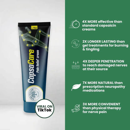 Stop Neuropathy From Getting Worse With CapsaCare Nerve Support Cream™