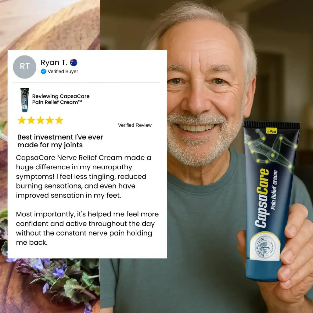 Stop Neuropathy From Getting Worse With CapsaCare Nerve Support Cream™