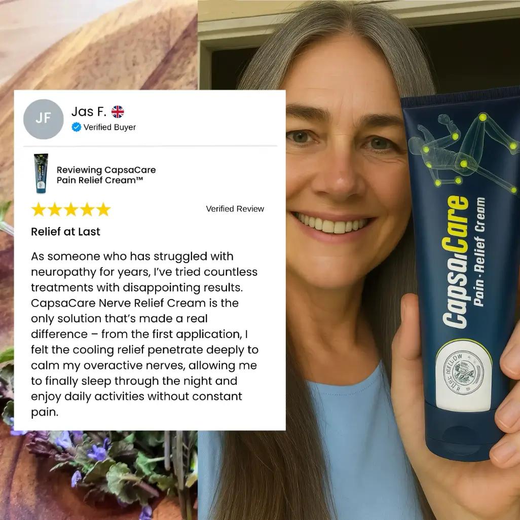 Stop Neuropathy From Getting Worse With CapsaCare Nerve Support Cream™