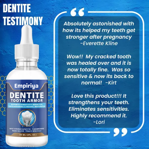 Dentite™ Tooth Armor — Advanced Enamel Repair & Sensitivity Relief Drops (Buy 1 Get 1 FREE)