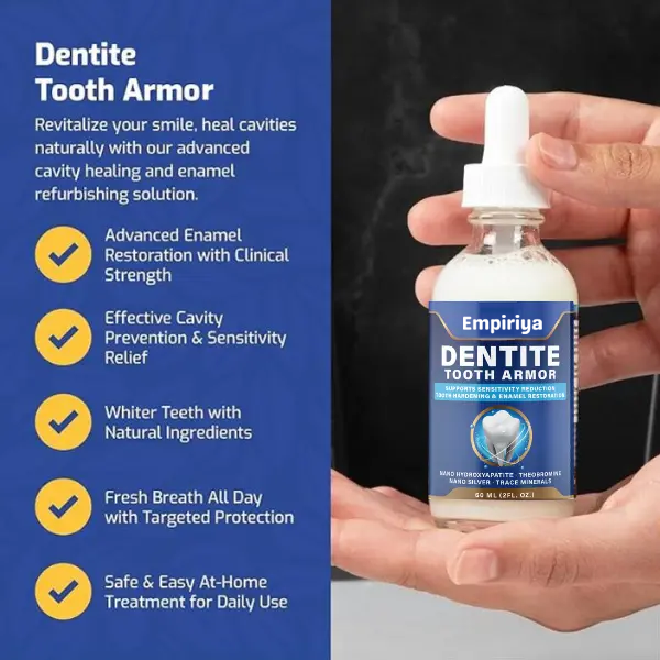Dentite™ Tooth Armor — Advanced Enamel Repair & Sensitivity Relief Drops (Buy 1 Get 1 FREE)