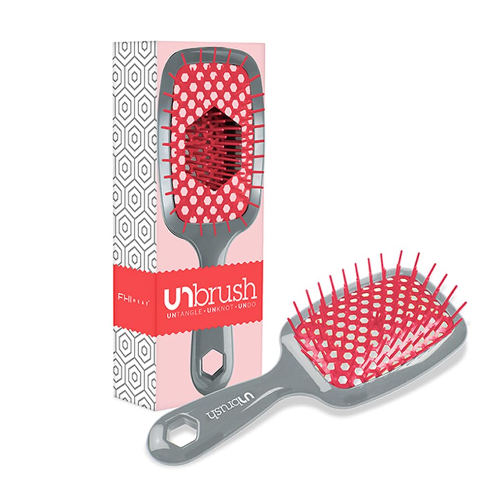 Empiriya™ -  Wet & Dry Vented Detangling Hair Brush, Cherry Blossom