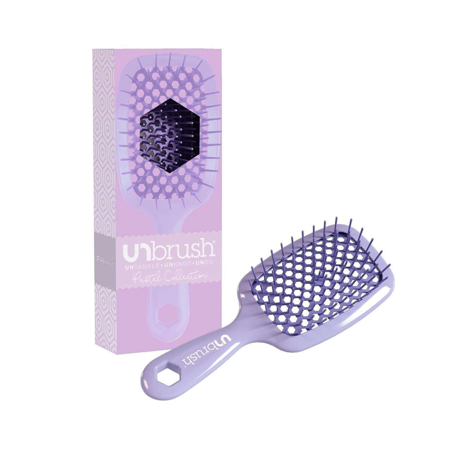 Empiriya™ -  Wet & Dry Vented Detangling Hair Brush, Cherry Blossom