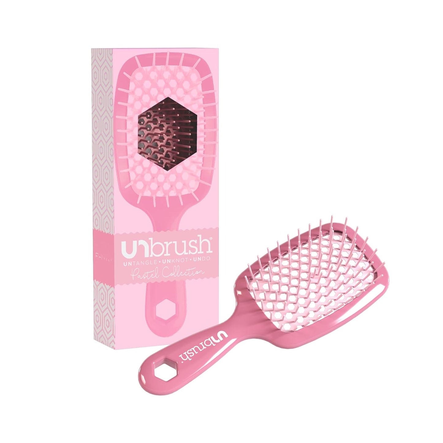 Empiriya™ -  Wet & Dry Vented Detangling Hair Brush, Cherry Blossom