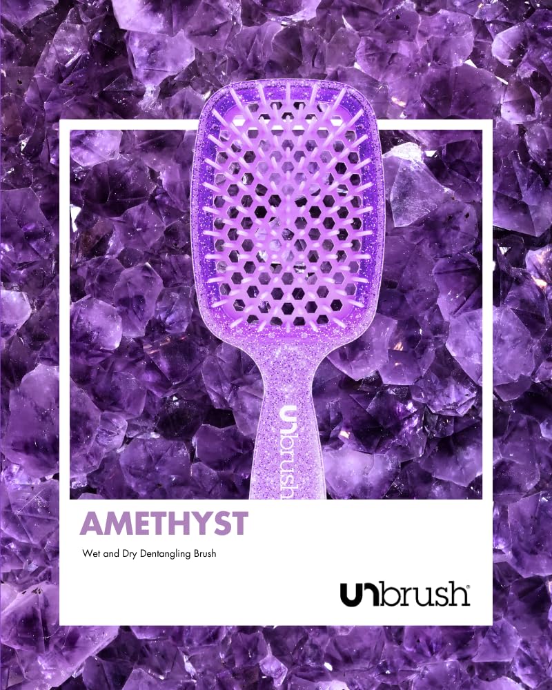 Empiriya™ -  Wet & Dry Vented Detangling Hair Brush, Cherry Blossom