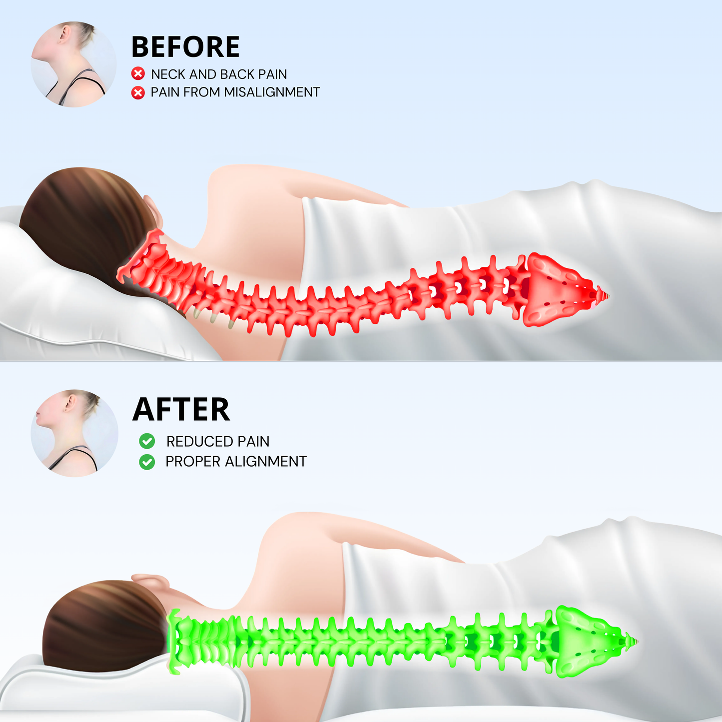 EMPIIRYA - PREMIUM SNORE STOPPER PILLOW