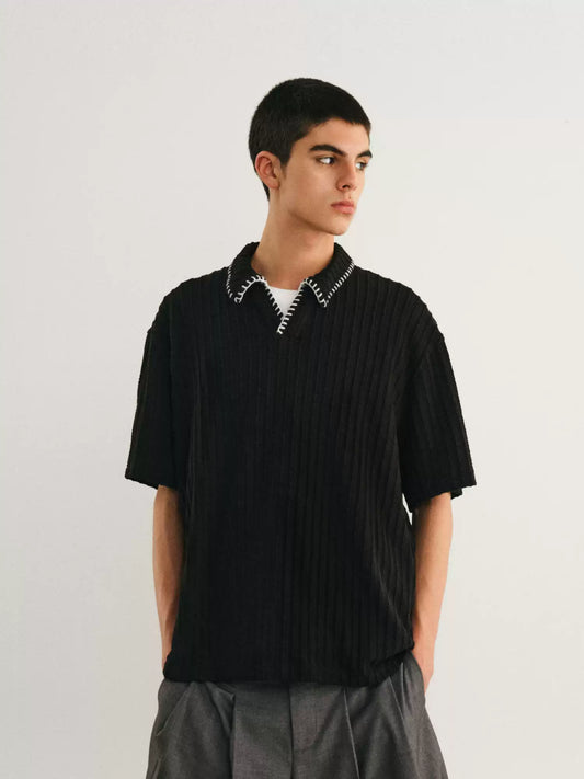 Threadline V-Collar Tee