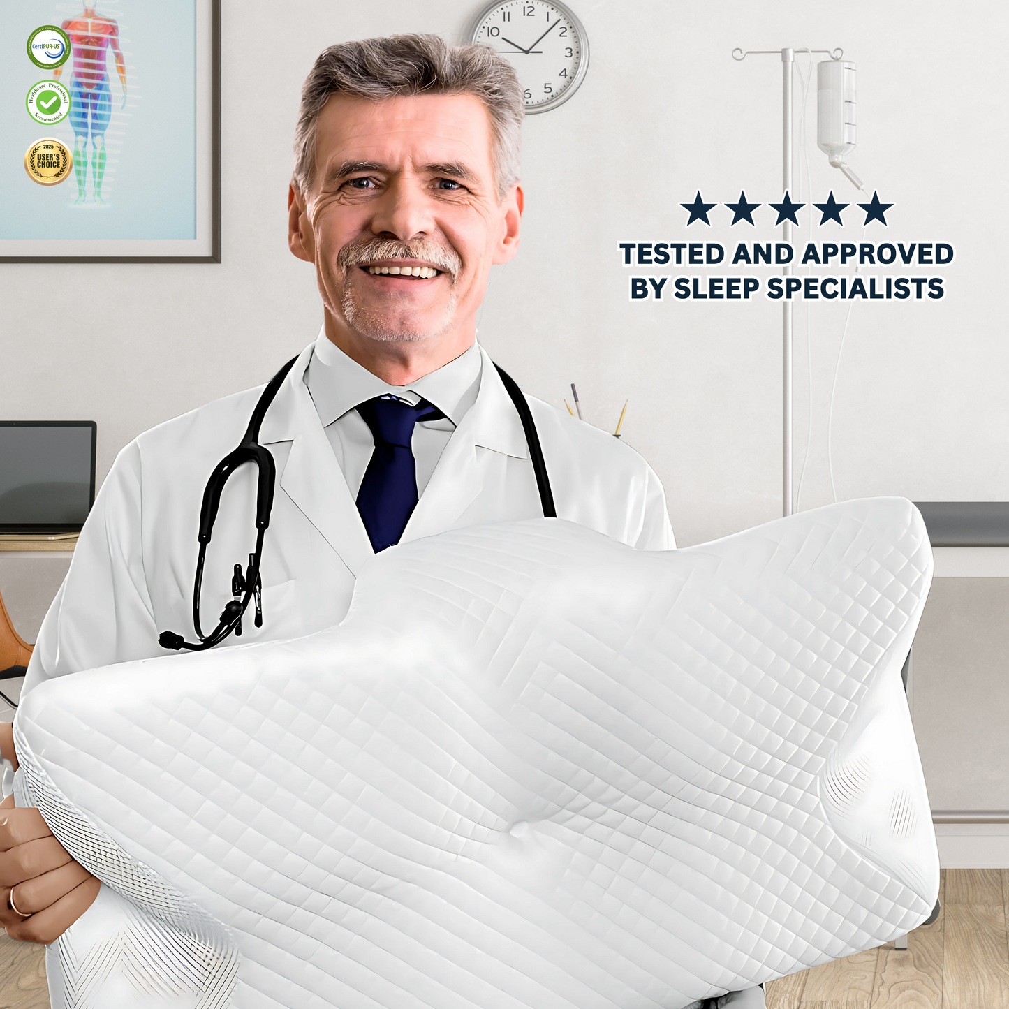EMPIIRYA - PREMIUM SNORE STOPPER PILLOW