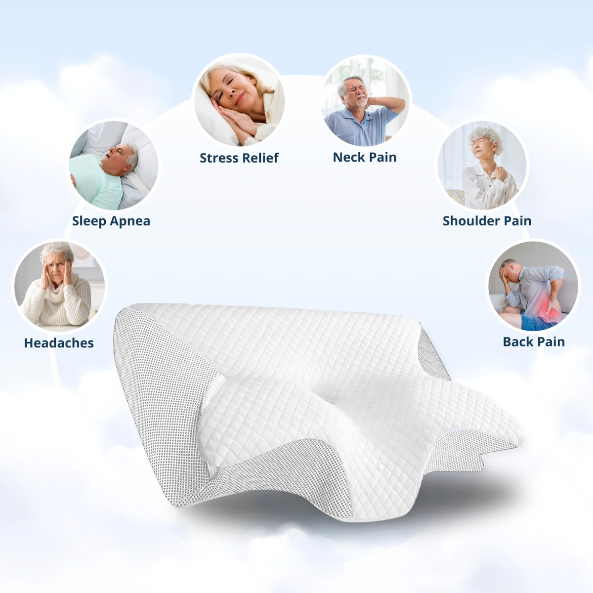EMPIIRYA - PREMIUM SNORE STOPPER PILLOW