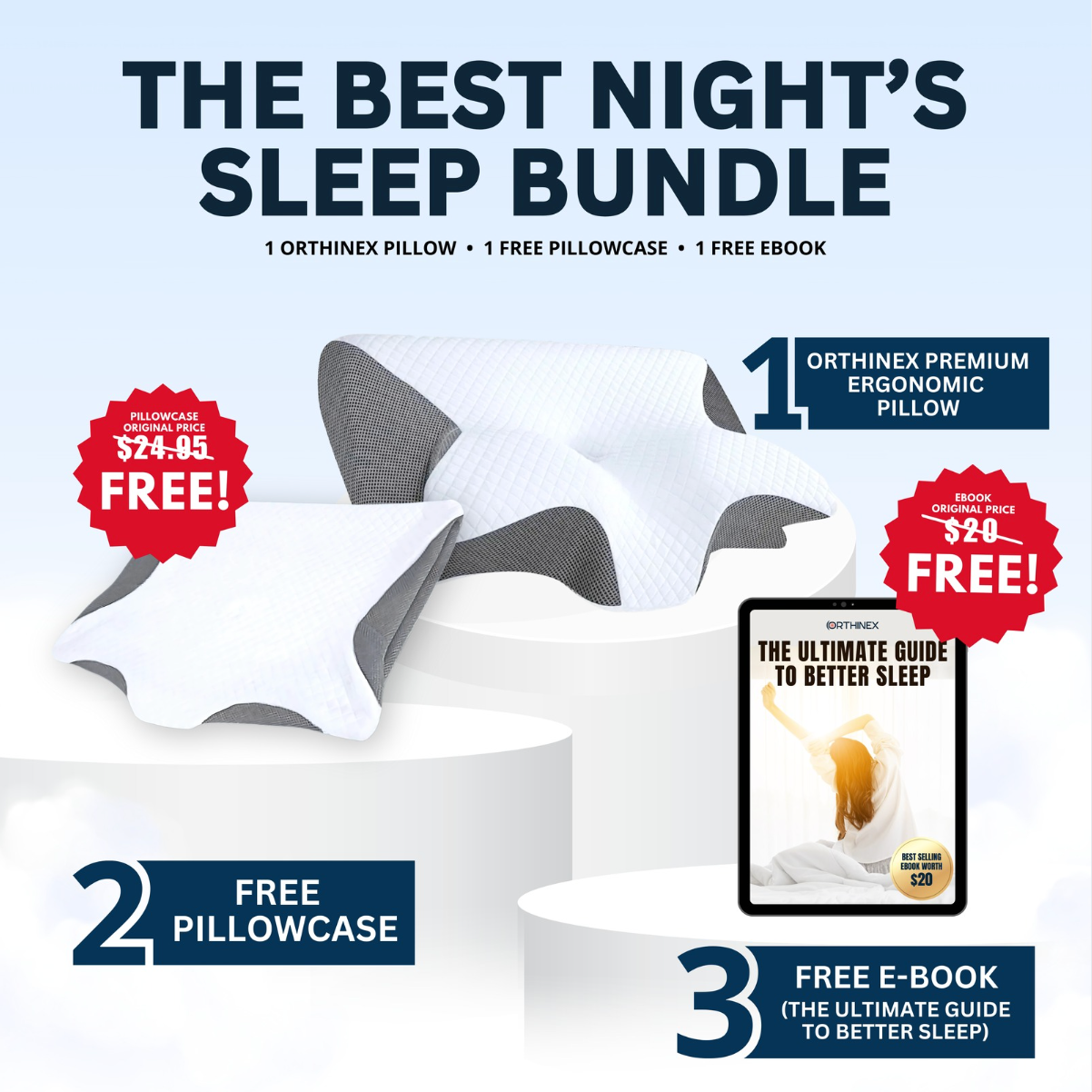 EMPIIRYA - PREMIUM SNORE STOPPER PILLOW
