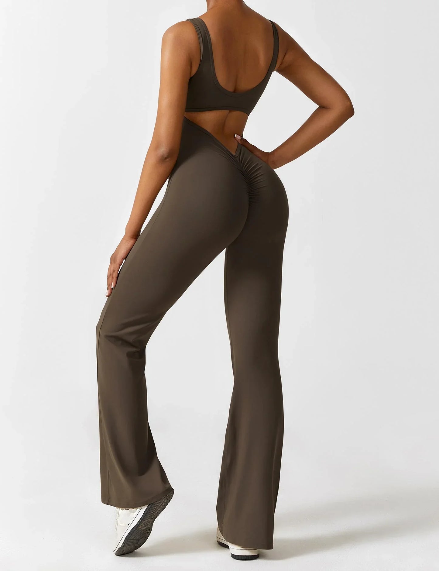 Empiriya™ - V-Back Flared Jumpsuit