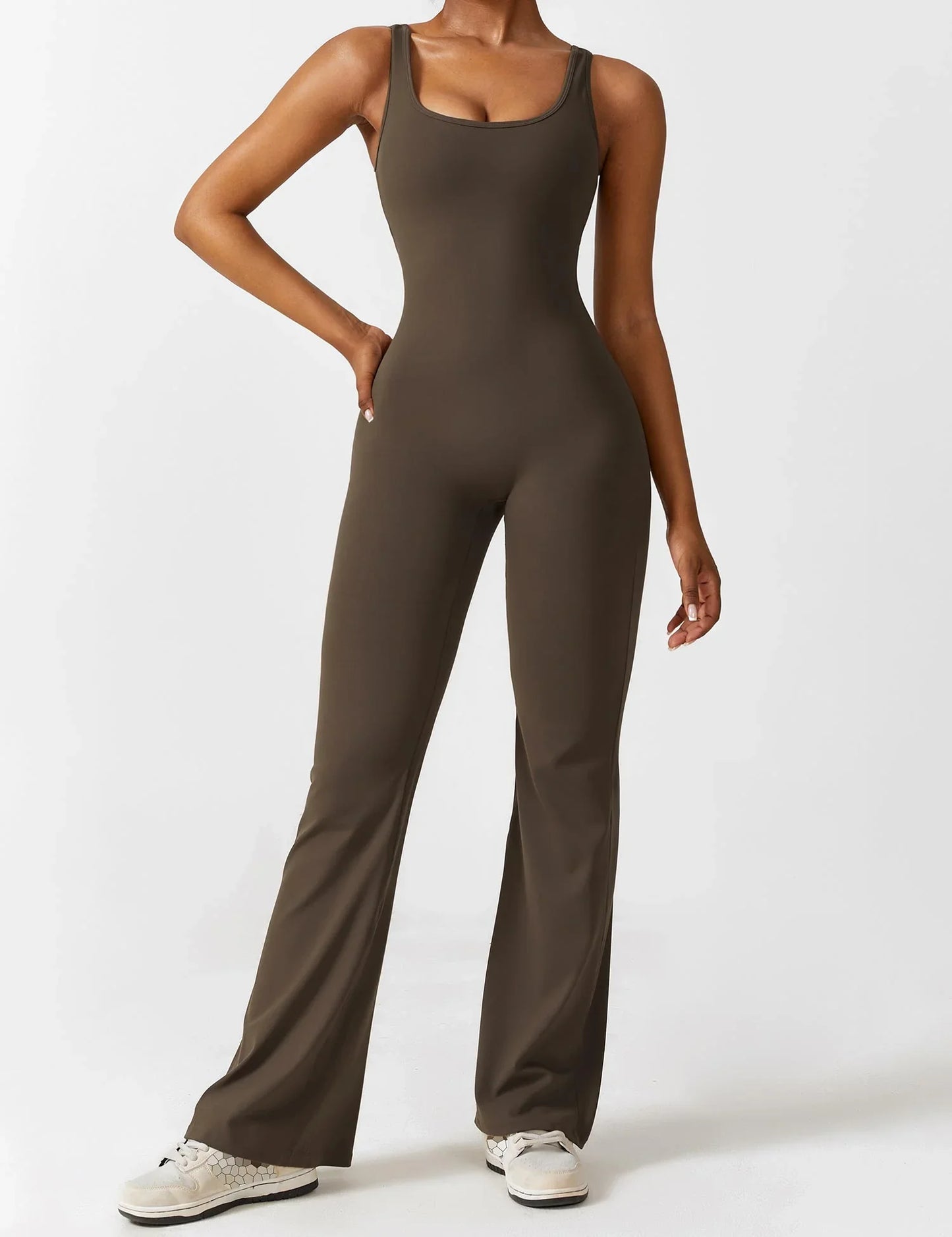 Empiriya™ - V-Back Flared Jumpsuit