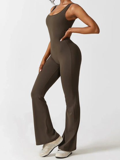 Empiriya™ - V-Back Flared Jumpsuit