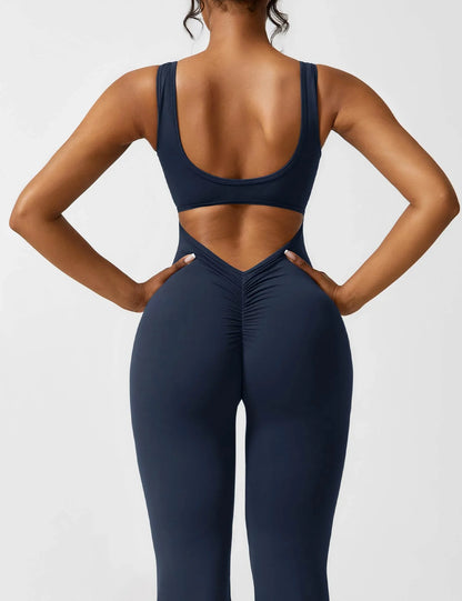 Empiriya™ - V-Back Flared Jumpsuit