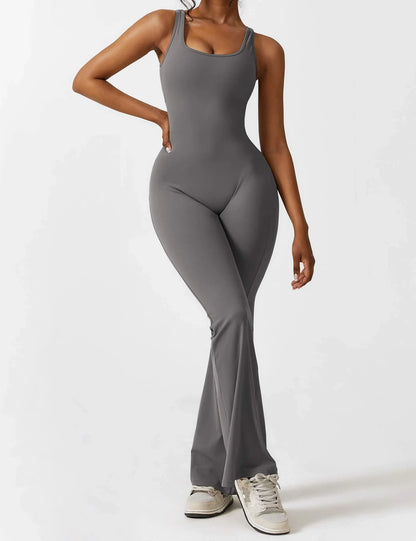 Empiriya™ - V-Back Flared Jumpsuit