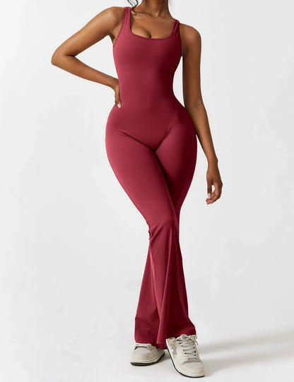 Empiriya™ - V-Back Flared Jumpsuit