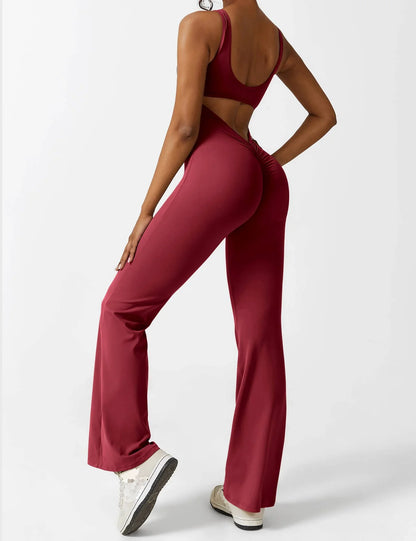 Empiriya™ - V-Back Flared Jumpsuit