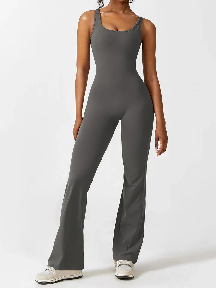 Empiriya™ - V-Back Flared Jumpsuit