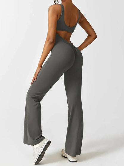 Empiriya™ - V-Back Flared Jumpsuit