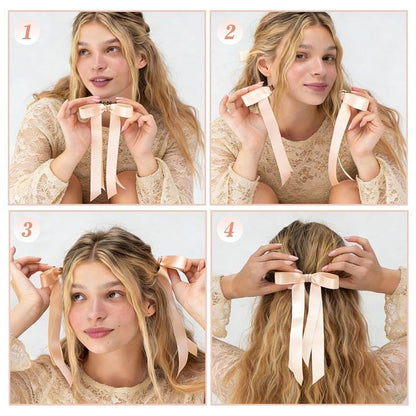 Silk Ribbon Magnetic Bow