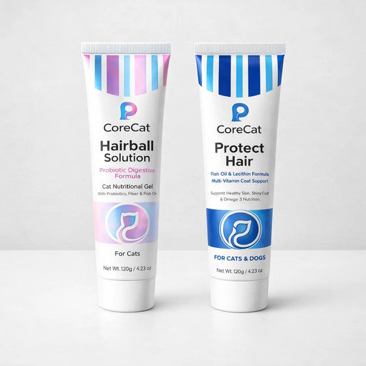 CoreCat Hairball Solution - Probiotic Gel for Cats (120g)
