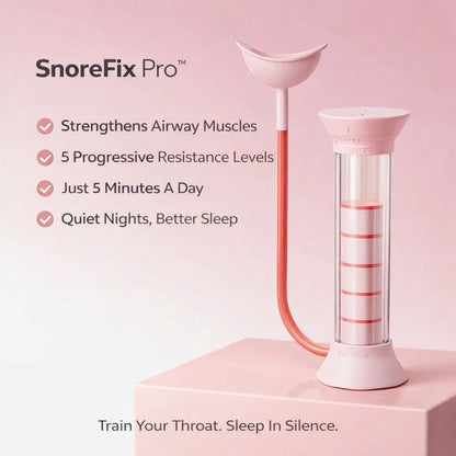 SnoreFix Pro — Airway Muscle Trainer | Stop Snoring Naturally