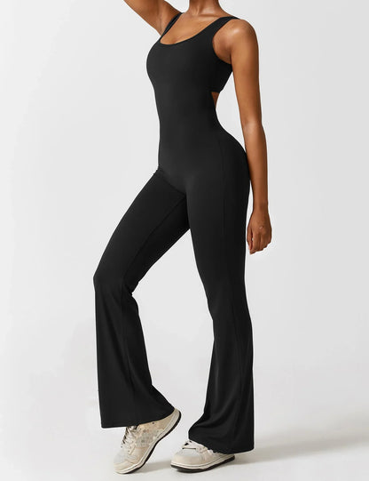 Empiriya™ - V-Back Flared Jumpsuit