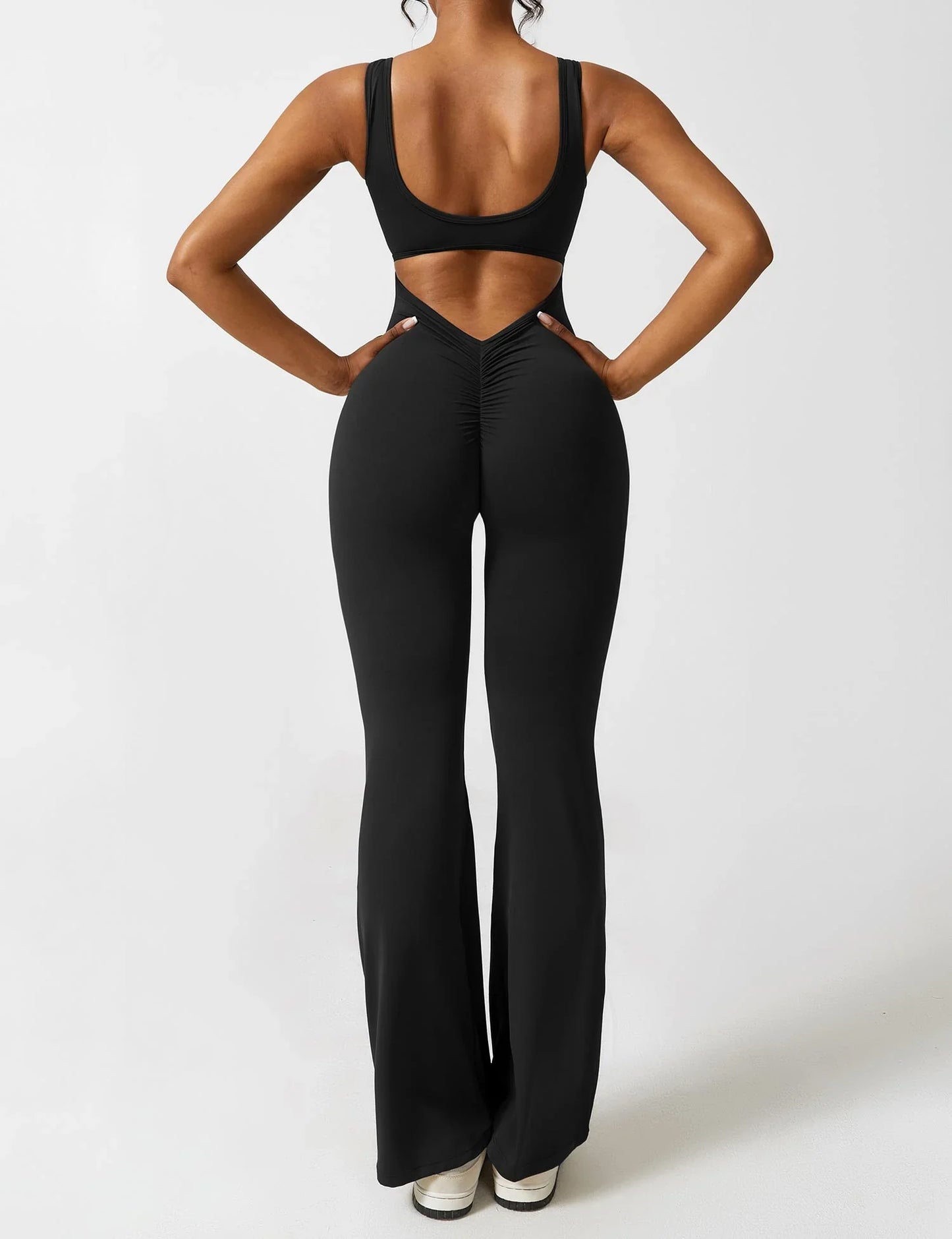 Empiriya™ - V-Back Flared Jumpsuit